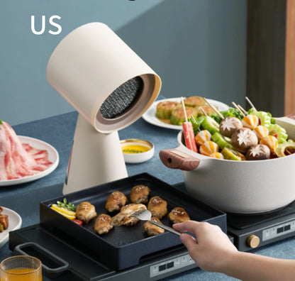 Desktop Exhaust Hood Barbecue Hot Pot 