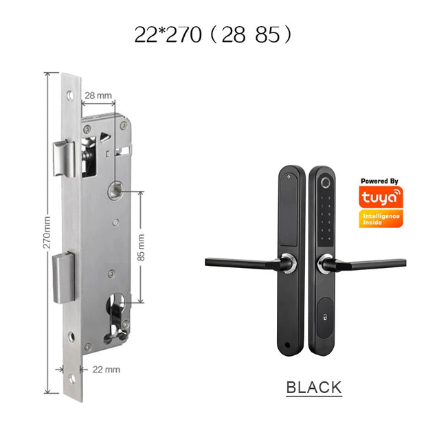 Smart Fingerprint and Digital Code Door Lock 