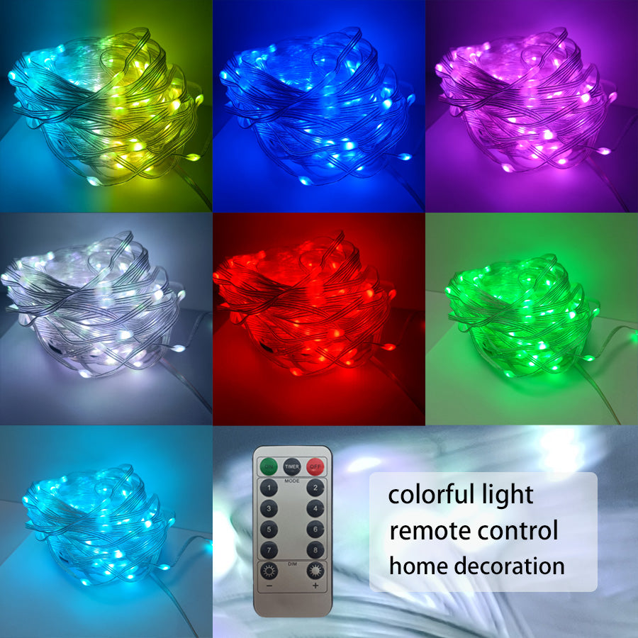 Christmas Tree Light Strings LED Light Strings With Remote Control